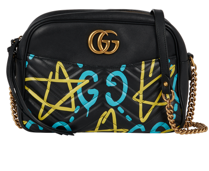 Ghost GG Marmount Crossbody, &pound;650, Handbags, Black, Leather, Front view